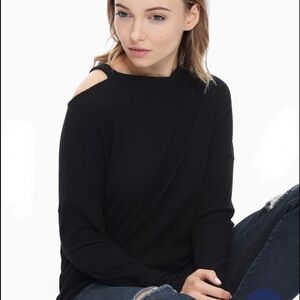 Splendid sylvie ribbed sweatshirt size XL NWT